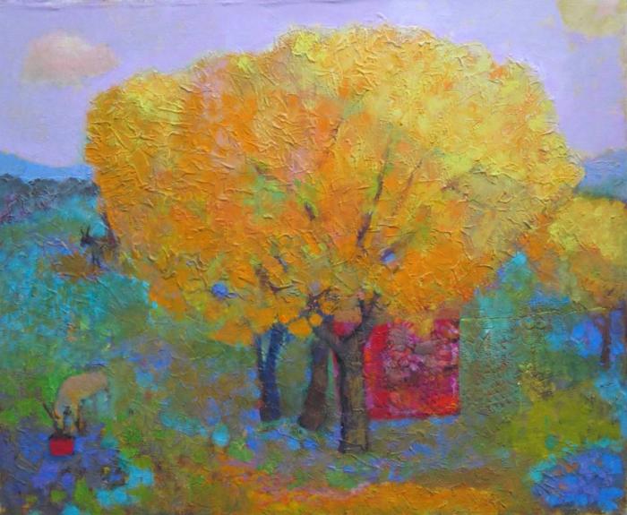 Золотая осень. х.м. 60х50см 2014г.